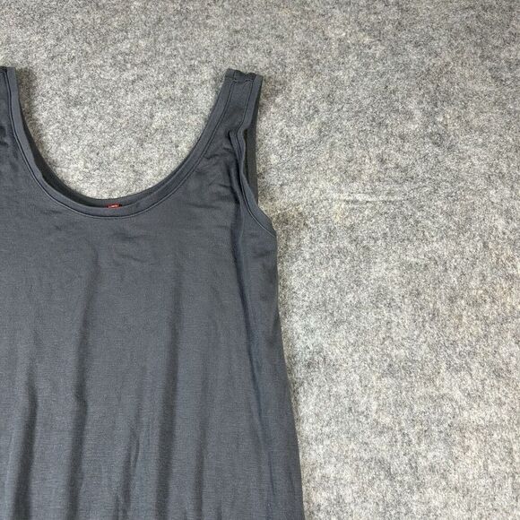 Spanx Scoop Neck Tank Top Womens XL Magnetic Gray Stretch - Picture 2 of 7
